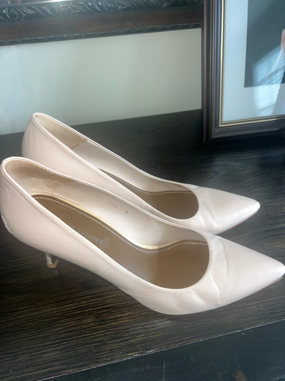 Donald J. Pliner Blush Kitten Heel Pointed-Toe Pumps